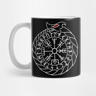 Vegvisir and Futhark - Ouroboros Mug